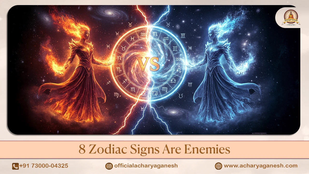 8 Zodiac Signs Are Enemies in Astrology
